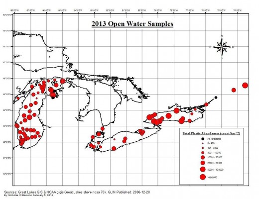 2013 Great Lakes open water samples