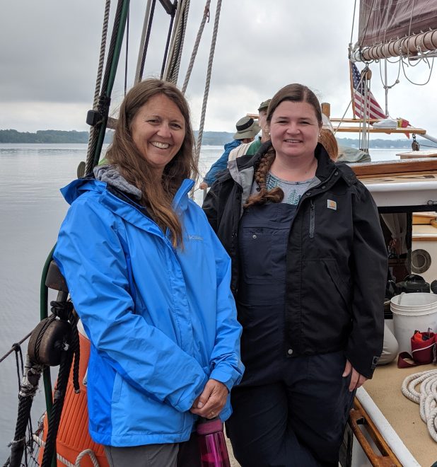 ladies on ship