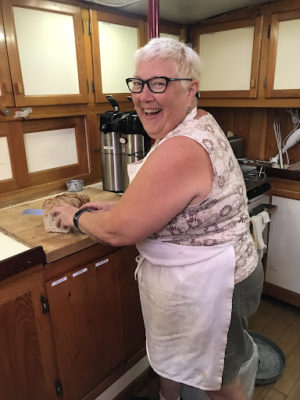 schooner cook in galley