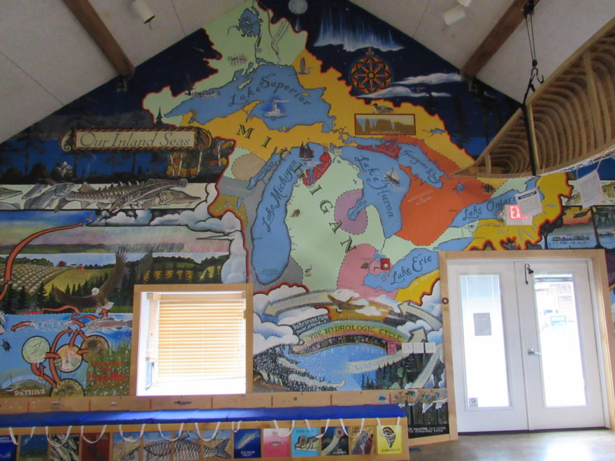 Great Lakes wall mural