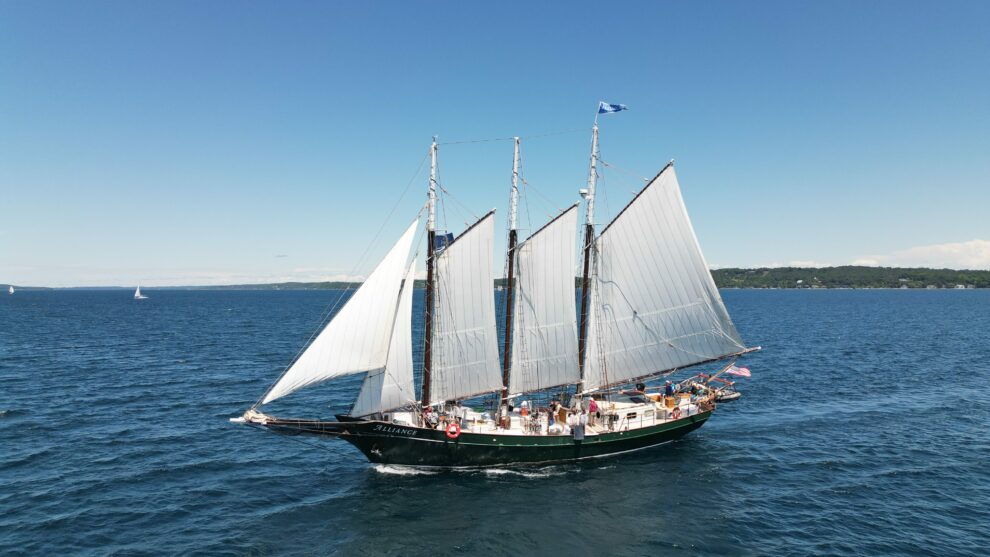 Schooner Alliance, a schoolship with Inland Seas Education association.